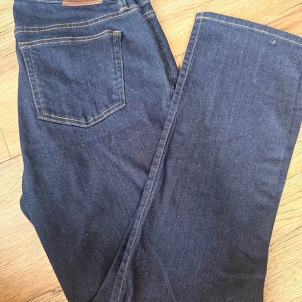 Lauren Ralph Lauren dark wash straight or boot cut denim size 12